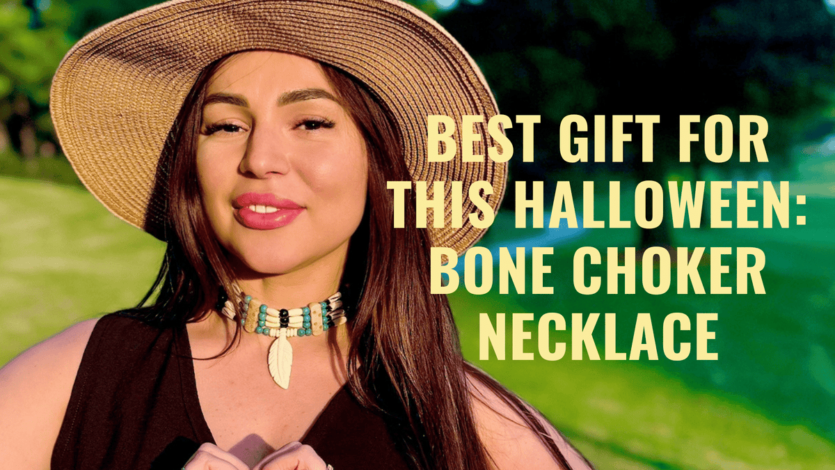 Best Gift for This Halloween: Bone Choker Necklace