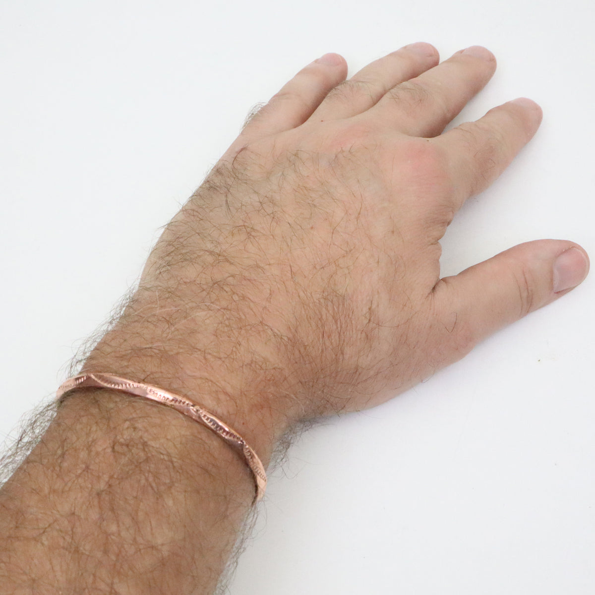 Navajo Sunburst Copper Cuff Bracelet, Handmade by Shirley Plummer