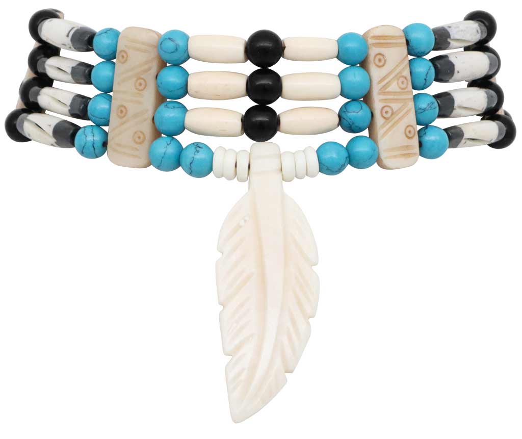 Indian style bone choker, Bone Choker Necklaces